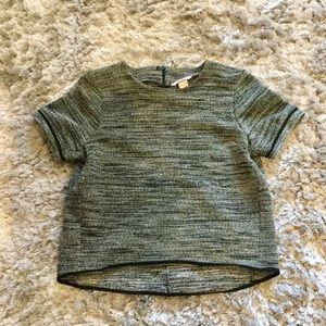 Tweed Knit Top
